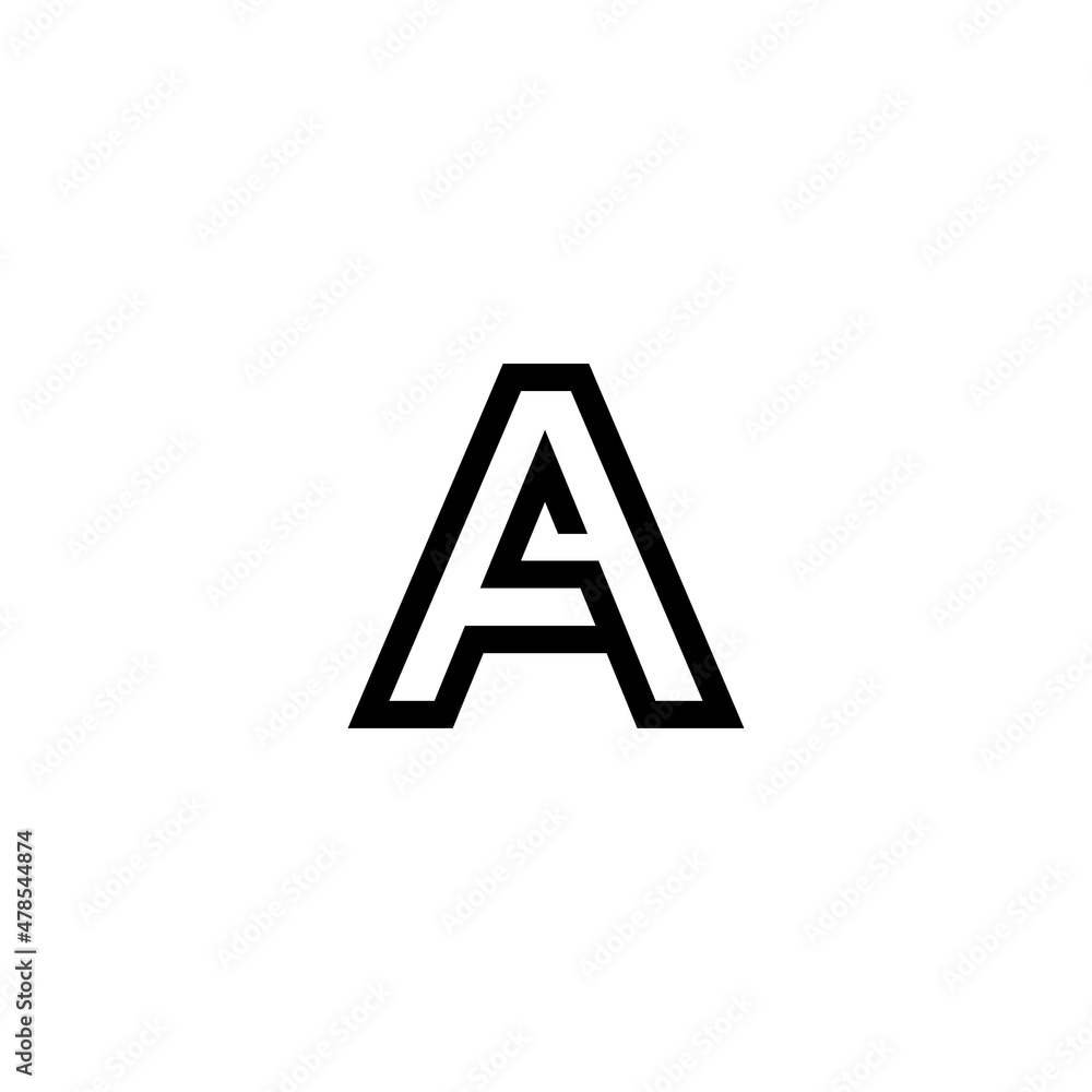 letter A logo template, vector, monogram, abstract letter A logo template, vector, monogram, abstract