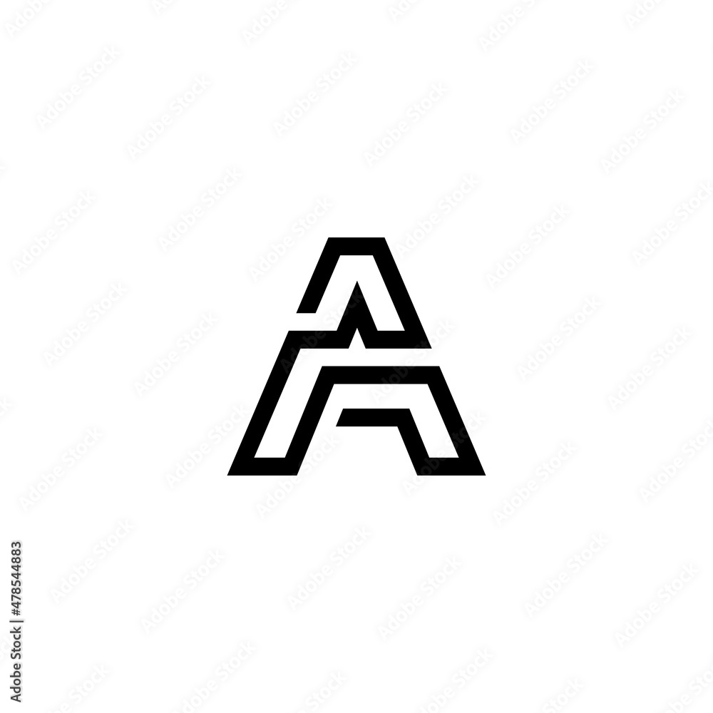 letter A logo template, vector, monogram, abstract letter A logo template, vector, monogram, abstract