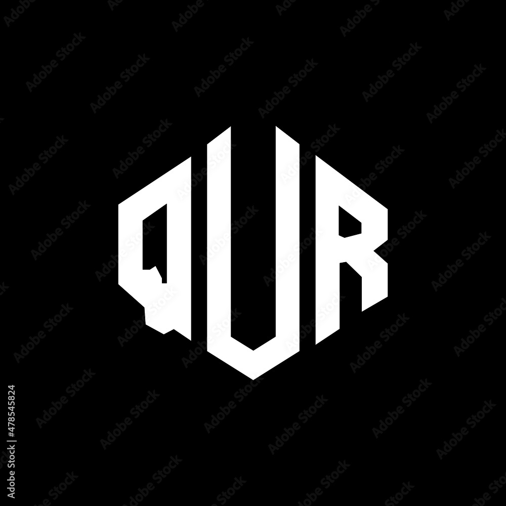 QUR letter logo design with polygon shape. QUR polygon and cube shape logo design. QUR hexagon vector logo template white and black colors. QUR monogram, business and real estate logo. QUR letter logo design with polygon shape. QUR polygon and cube shape logo design. QUR hexagon vector logo template white and black colors. QUR monogram, business and real estate logo.