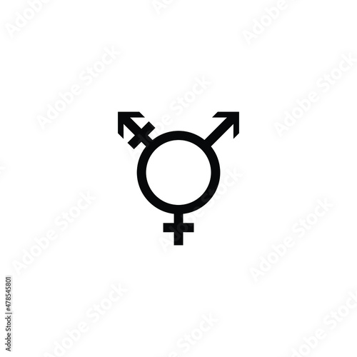 Transgender icon gender icon male and female sign