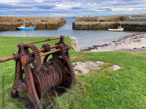 Harbor at Fresgoe - Caithness - Scotland photo