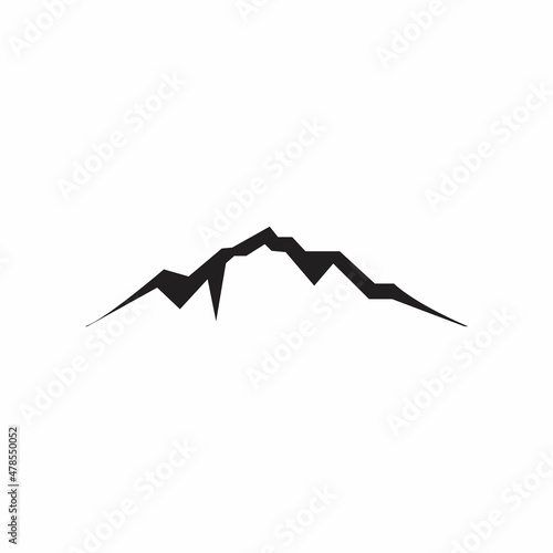 Mountain icon Logo Template Vector illustration design