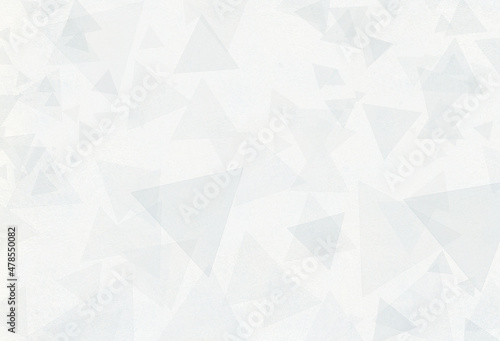 三角形模様のある和モダン和紙テクスチャ背景イラスト素材スタイリッシュシルバーグレー