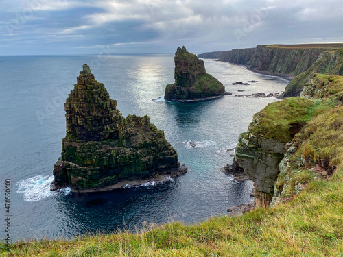 The sea stacks and cliffs at Duncansby Head - John o' Groats - Scotland photo