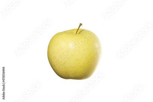 Tela Yellow apple Golden delicious isolated on white background