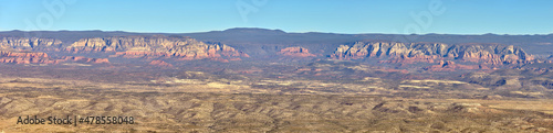 Sedona viewed from Summit of Woodchute Mountain AZ