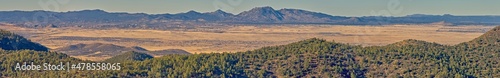 Panorama of Prescott from Woodchute Mountain Arizona
