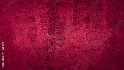 Fényképezés red abstract old concrete wall texture background