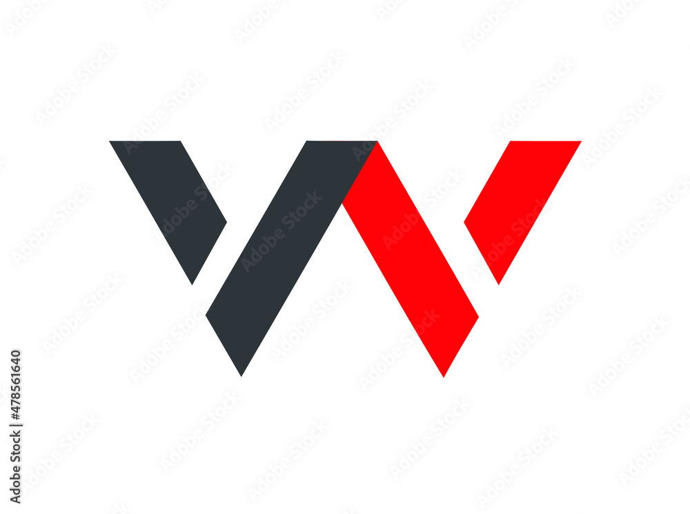 W letter vector logo design W letter vector logo design