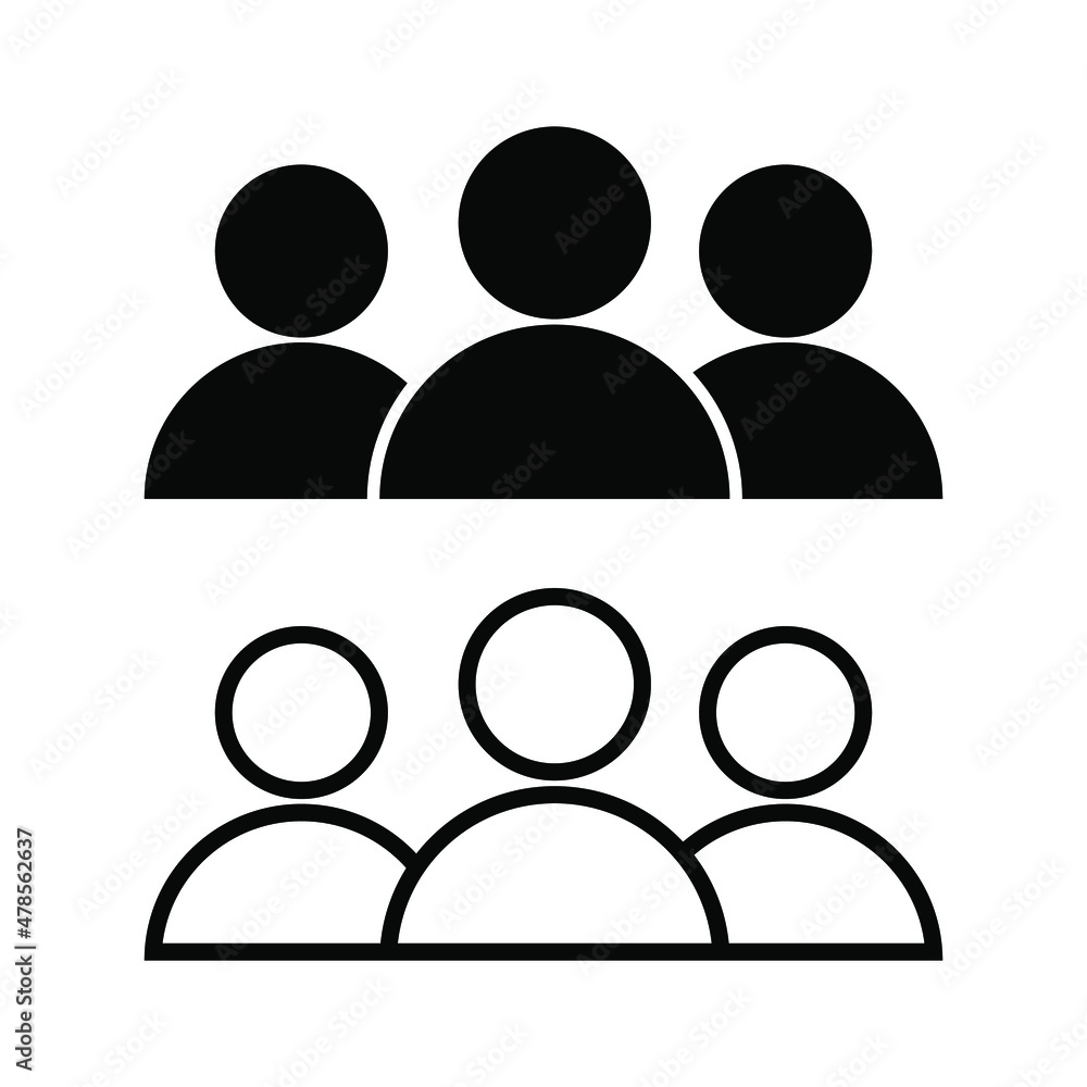 People line icon, team icon, group icon, outline and solid vector illustration, linear pictogram isolated. People line icon, team icon, group icon, outline and solid vector illustration, linear pictogram isolated.