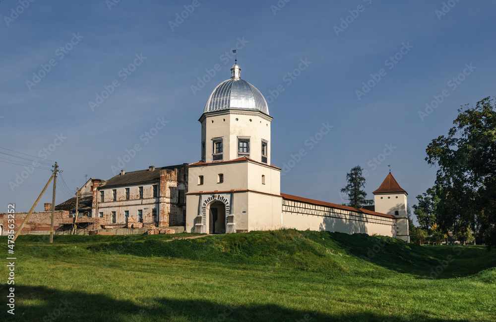 Lyubchansky castle in the village of Lyubcha, Grodno region, Belarus
