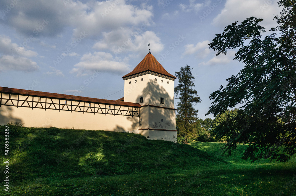 Lyubchansky castle in the village of Lyubcha, Grodno region, Belarus