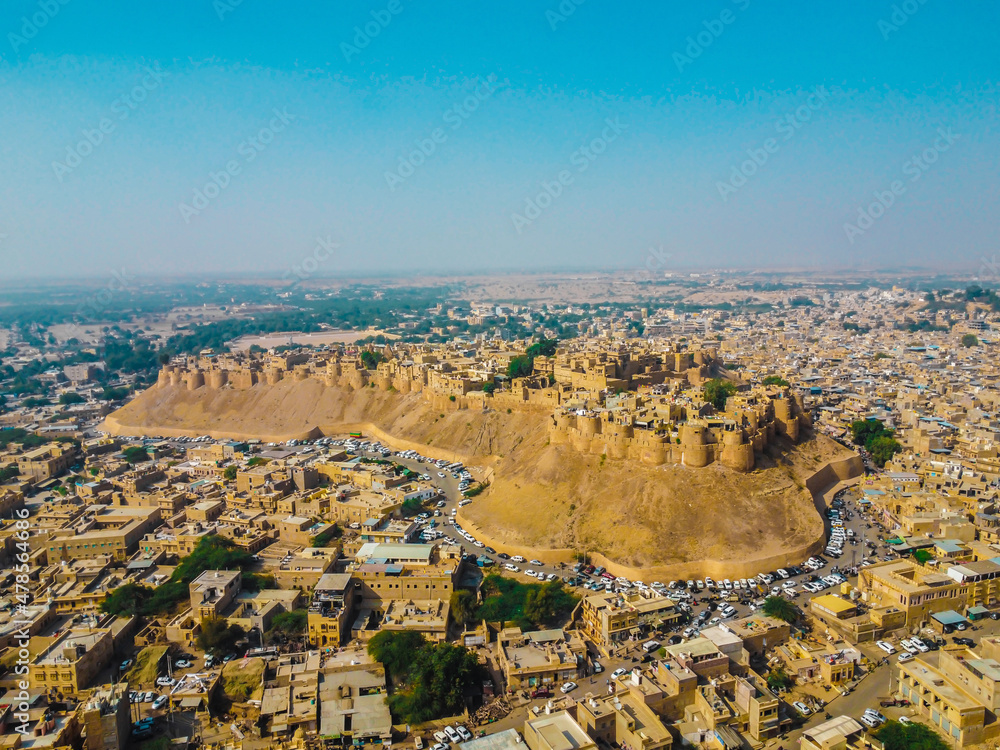 Golden city Jaisalmer rajasthan india