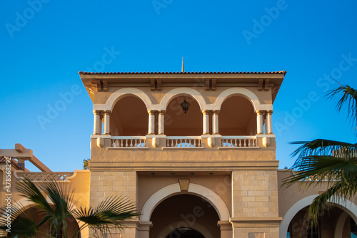 Sahl Hasheesh arabian architecture. Tropical resort