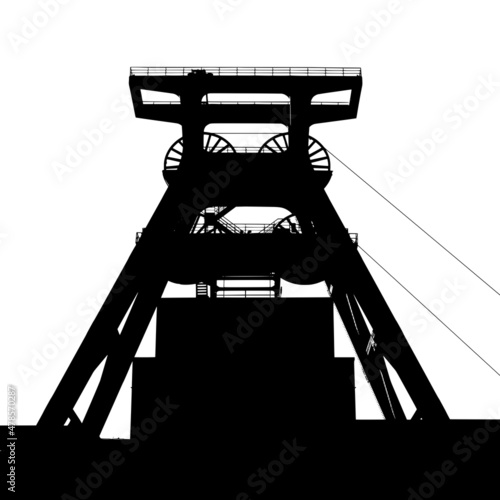 Coal mine vector