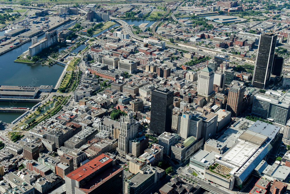 Obraz premium Downtown Montreal Quebec Canada