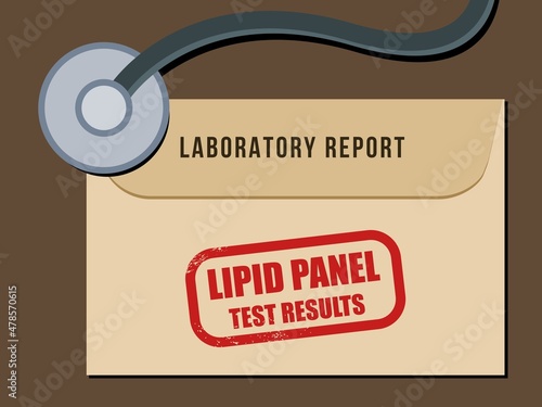 Lipid panel blood test lab results