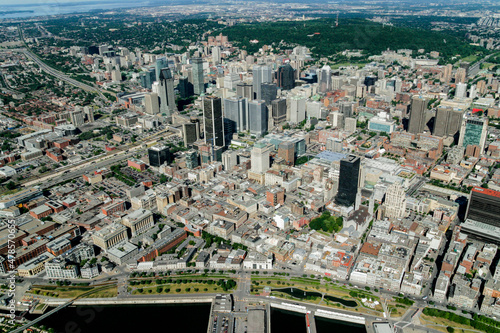 Downtown Montreal Quebec Canada © Overflightstock