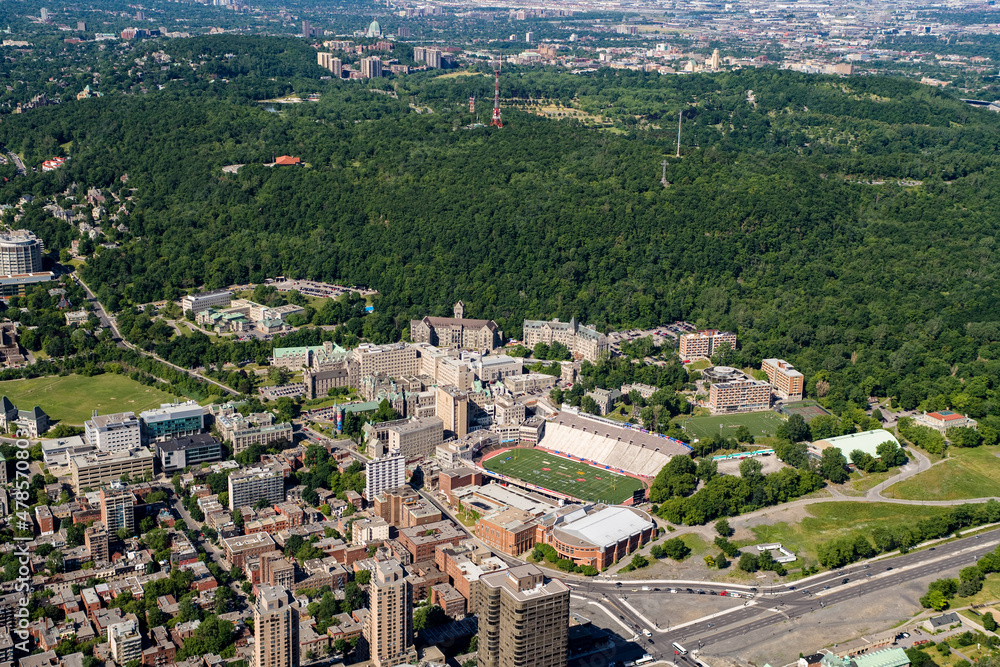 McGill Universtiy and Mount Royal Montreal Quebec Canada