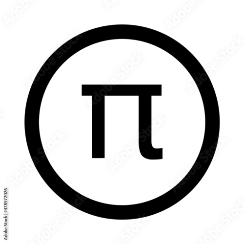 illustration of a pi constant