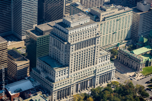 Canvas Print The Queen Elizabeth Hotel Montreal Quebec Canada