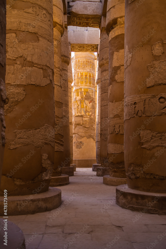 Old ancient egyptian buildings in Luxor Old ancient egyptian buildings in Luxor