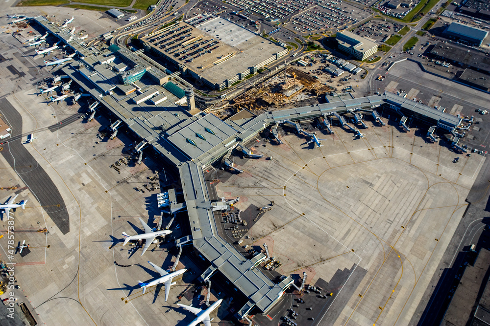 Fototapeta premium Montreal Airport at Dorval Quebec Canada