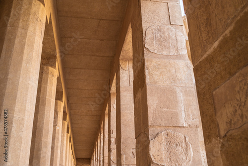 Old ancient egyptian buildings in Luxor