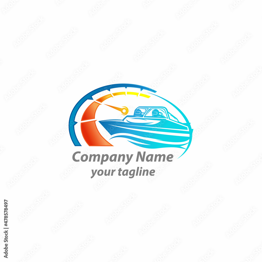World championship jet boat illustration vector. World championship jet boat illustration vector.