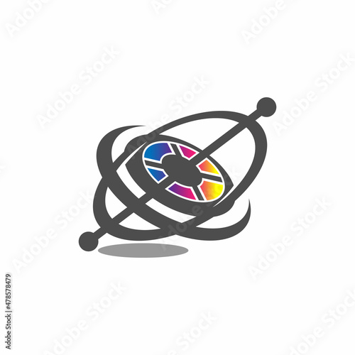 Gyroscope icon. Simple element from sensors icons collection. Creative Gyroscope icon ui, ux, apps, software and infographics.
