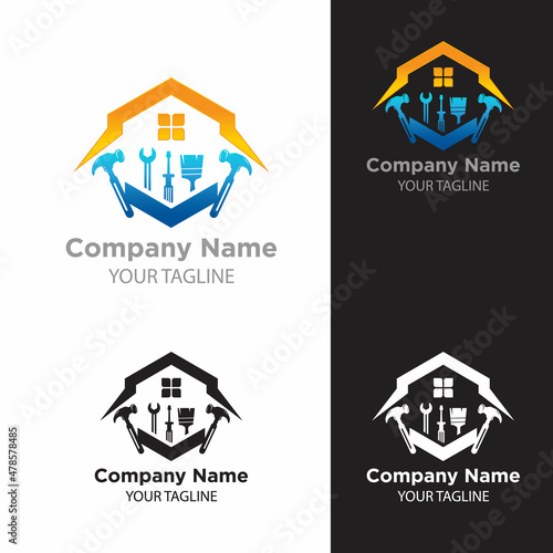 Logo design related to house repair, remodeling or painting.