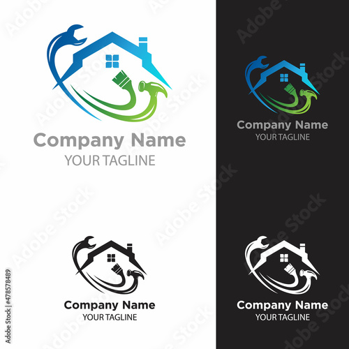 Logo design related to house repair, remodeling or painting.