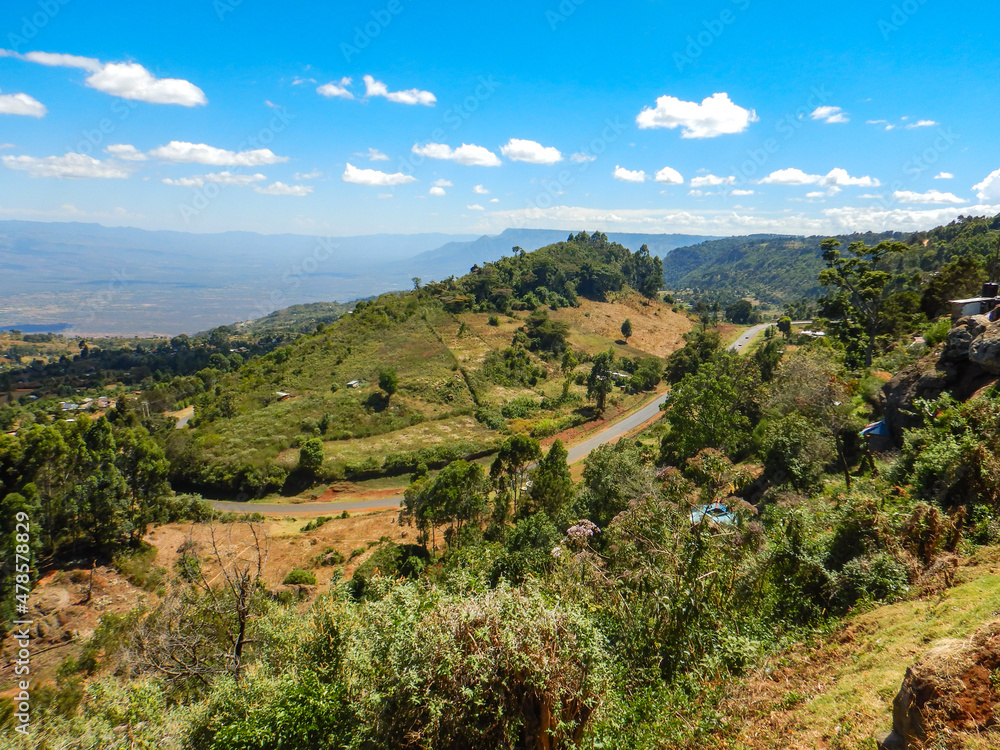 Scenic view of Hill Ten against sky in Iten, Rural Kenya