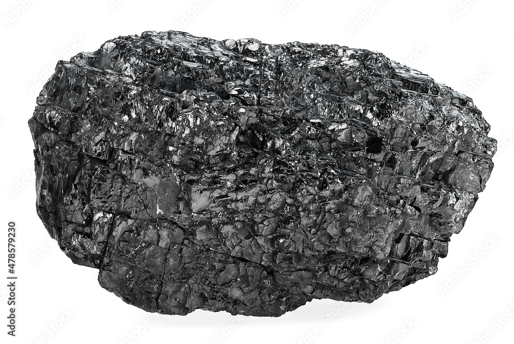 Coal isolated on a white background. Anthracite coal. Coal isolated on a white background. Anthracite coal.
