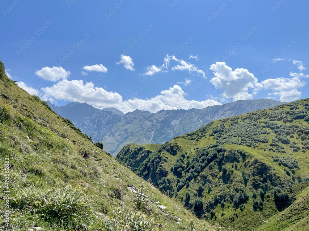 landscape with mountains