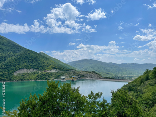lake, reservoir and mountains © Allar