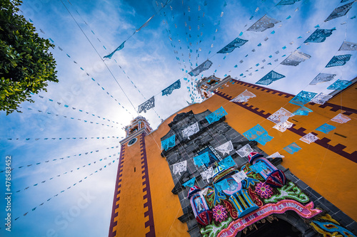 Kirche in Puebla, Mexiko