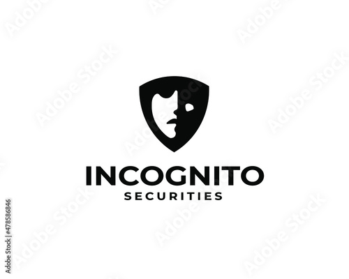 Spy Hacker Incognito Logo Concept Vector Illustration