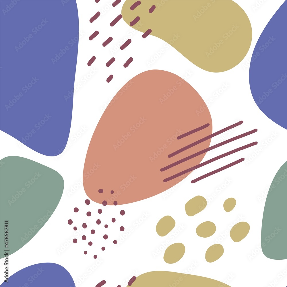 Simple seamless pattern on white background. vector illustration