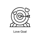 Love Goal Vector line icons for your digital or print projects.