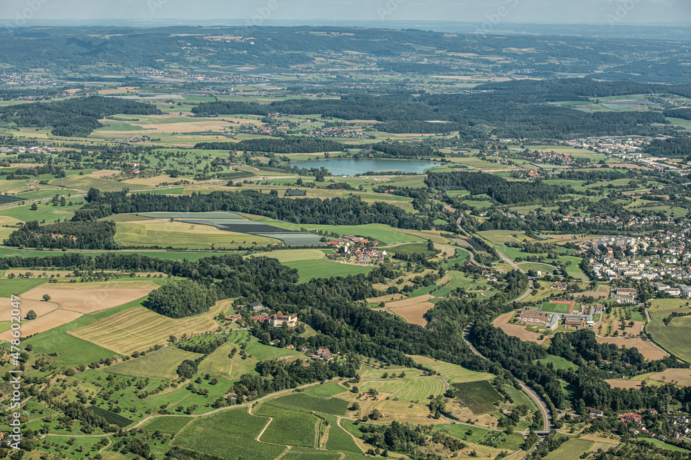 Bodensee Überlingen Salemer Tal Luftbild 
