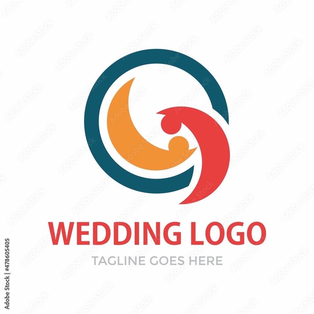 Wedding Logo design vector template. Happy Wedding Day concept. Infinity Logotype For Wedding Icon. Wedding Logo design vector template. Happy Wedding Day concept. Infinity Logotype For Wedding Icon.