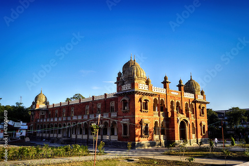Mahatma Gandhi Hall. Ghanta Ghar, Indore, Madhya Pradesh. Also Known as King Edward Hall. Indian Architecture. 