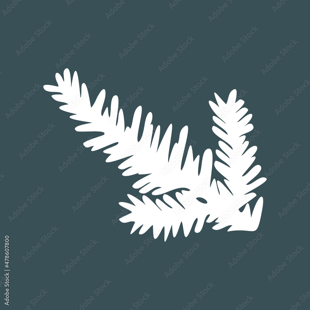 New year pine tree quality vector illustration cut New year pine tree quality vector illustration cut