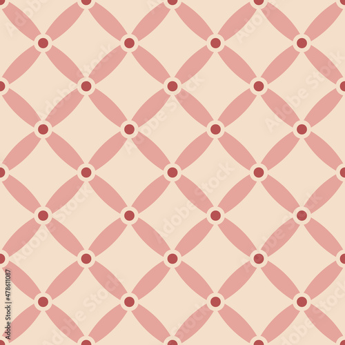 Vector seamless geometric pattern. Simple design for textile, wallpaper, wrapping paper.