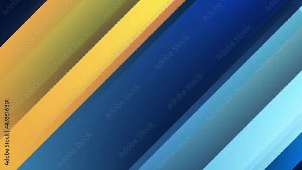 Modern blue and orange yellow abstract 3d presentation background Modern blue and orange yellow abstract 3d presentation background