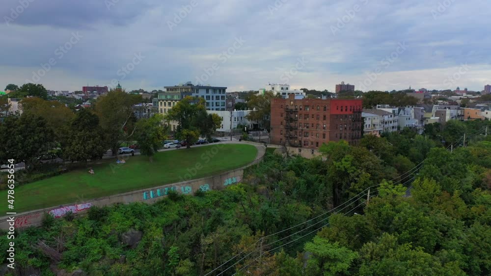 Aerial Pan View View of Riverview Fisk Park on a Cloudy Day - Part 1 Aerial Pan View View of Riverview Fisk Park on a Cloudy Day - Part 1