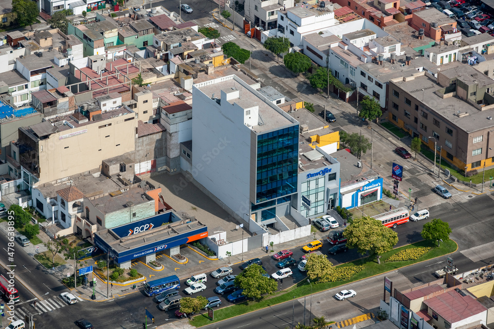 Central Downtown Commercial and Financial Districts Capital City Lima Peru Central Downtown Commercial and Financial Districts Capital City Lima Peru