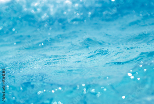 Water surface blue background