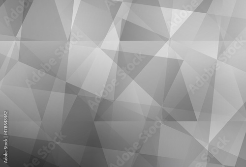 Light Gray vector polygonal template.